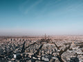 Paris skyline and Eiffel Tower, France