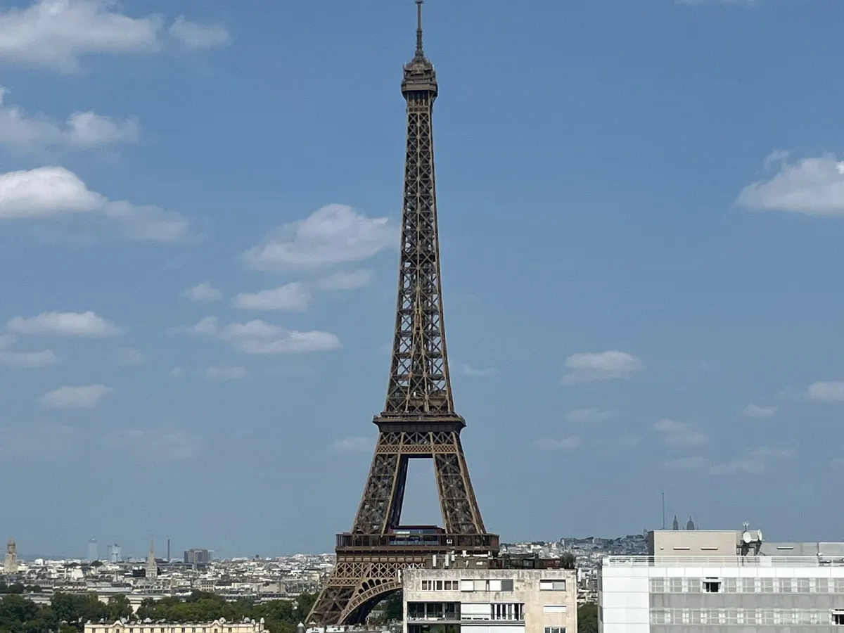 Paris skyline in Europe