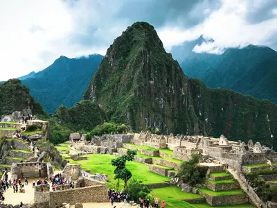Machu Picchu and Huayna Picchu in the Andes, Peru